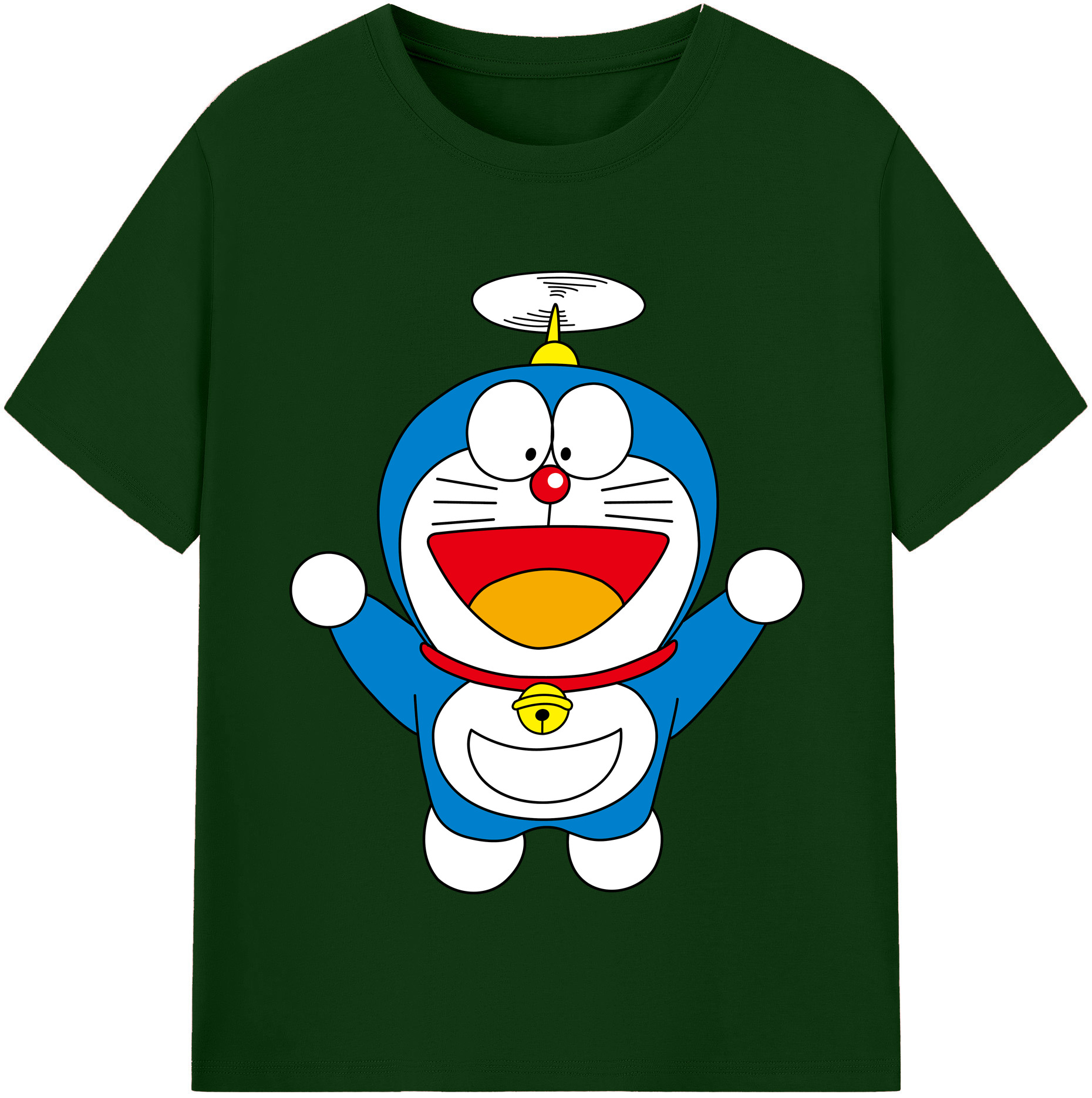 （画像用） ドラえもん Doraemon 綿100％半袖Tシャツ（フロントプリント）